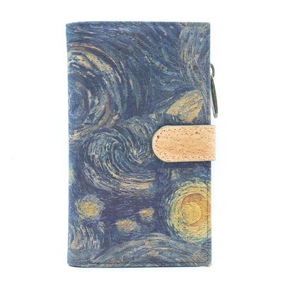 Van Gogh - Starry Night mintás parafa pénztárca